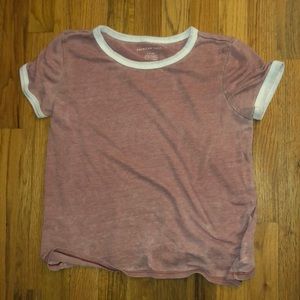 super soft ringer tee shirt